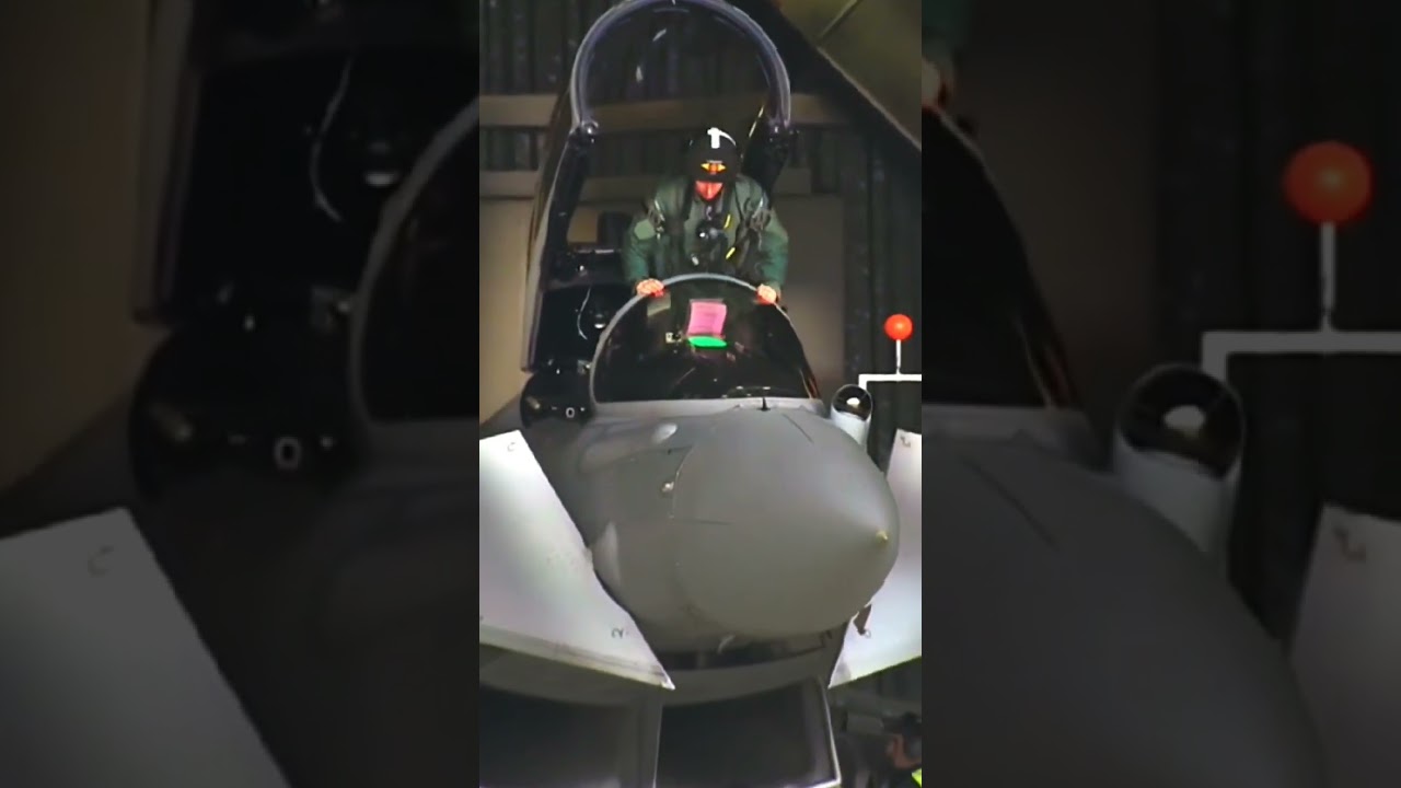 How RAF handles a unknown aircraft in the space air