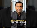 How Much Bank Balance Is Required for a Visitor Visa? | Visitor Visa Bank Balance Explained