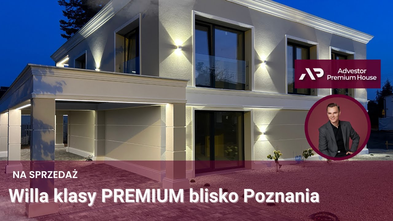 Willa klasy PREMIUM blisko Poznania - NA SPRZEDAŻ