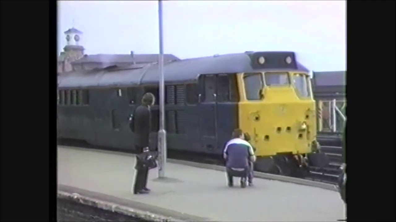 Trains In The 1980's   Diesels At Derby, 1988