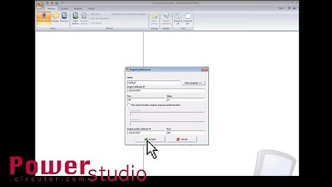 Create your first application and communicate with the engine. PowerStudio Scada