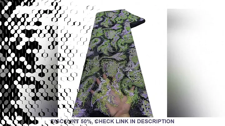 African Sequins Net Fabric 2025 High Quality 5 Yards Nigerian French Mesh Tulle Lace Fabric For Sew