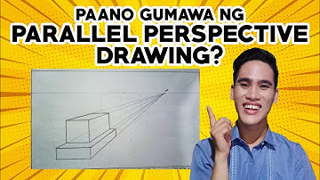 [TAGALOG] PARALLEL PERSPECTIVE DRAWING TUTORIAL | How to Make One-Point Perspective Drawing