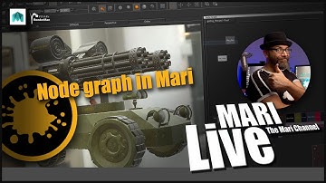 LIVE : Mari node based texturing | General updates | Mari production techniques ( EPISODE 15)