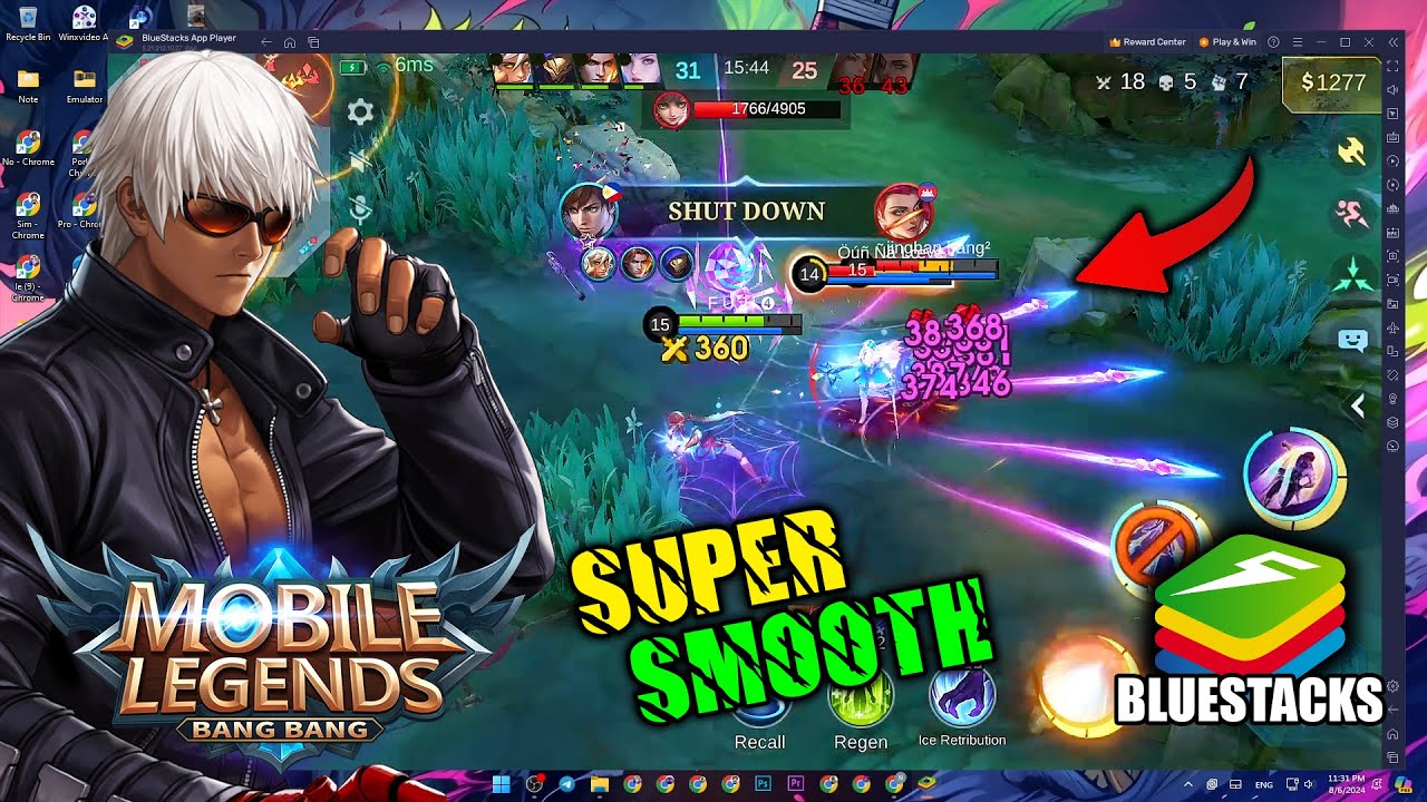 MOBILE LEGENDS PC EMULATOR 120 FPS (BlueStacks5) SUPER SMOOTH VIEW ...