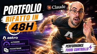 Ho lasciato fare tutto a Claude Code - Portfolio Astro 🚀 + PocketBase in 48h