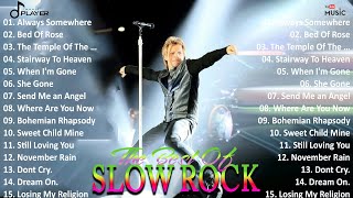 Nirvana, Guns N’ Roses, Scorpions, Bon Jovi, Aerosmith, Toto 🔥 Slow Rock Ballads 80s 90s Playlist