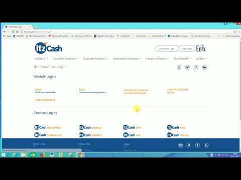 How do registration or franchisee  in  ITZcash