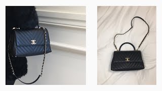 CHANEL COCO HANDLE 20P MEDIUM CHEVRON / DREAM BAG