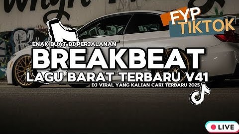 DJ BREAKBEAT BARAT VIRAL 2025 🔥 FULL ALBUM NONSTOP REMIX | DJ TIKTOK TERBARU EDM DANCE HITS