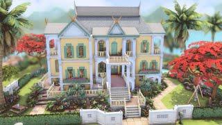 The Sims 4 - Ro Kaya Rockside 🏡🌼🌿🌊  | Speed Build