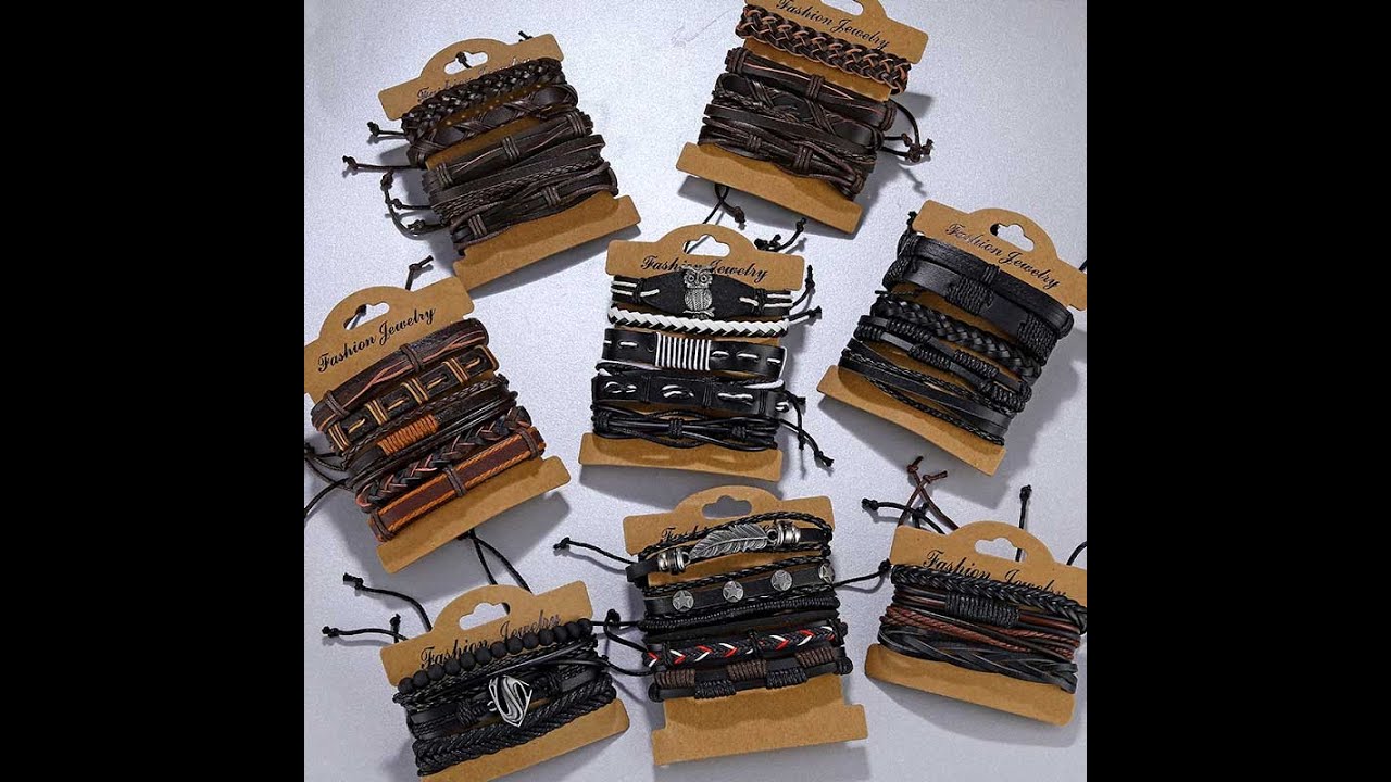 Женский и мужской браслет ifmia, винтажный многослойный кожаный браслет, вечерние браслеты, подарок