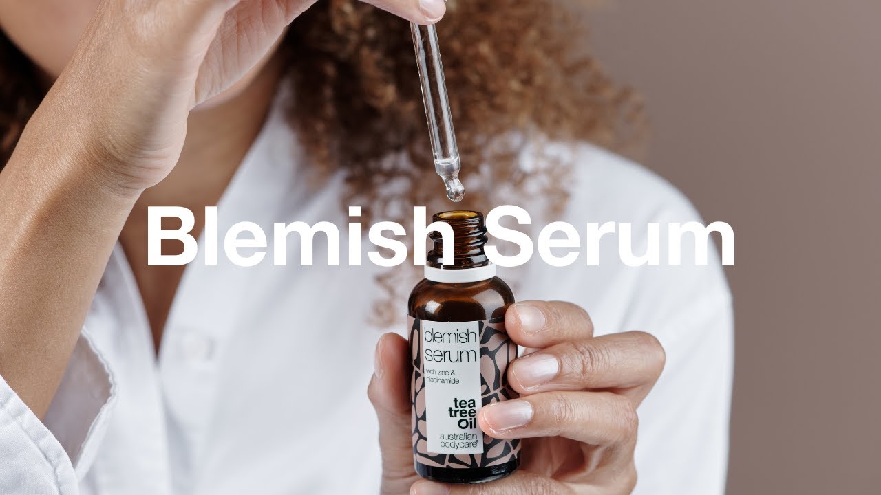 Ansigtsserum med Niacinamid, Zink og Tea Tree Oil til bumser, hudorme og uren hud