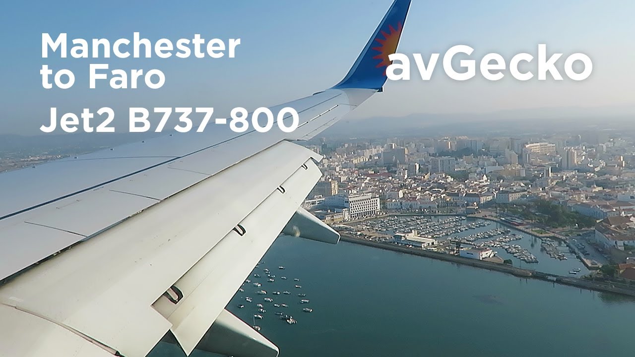Beautiful early morning flight Manchester (MAN) to Faro (FAO) - Jet2 Holidays Boeing 737-800 G-JZHT