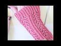 0558**Ażurowy wzór do dziergania na 5 ciu drutach Skarpety Rękawiczki**Tutorial