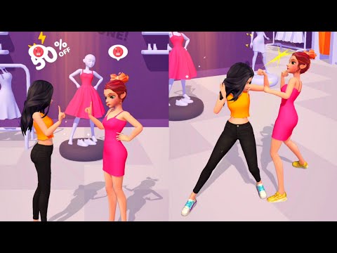 GIRL FIGHT All Levels Gameplay Walkthrough (Android,iOS)