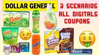 Dollar general 3 different scenarios 3 Off 15 ALL DIGITALS