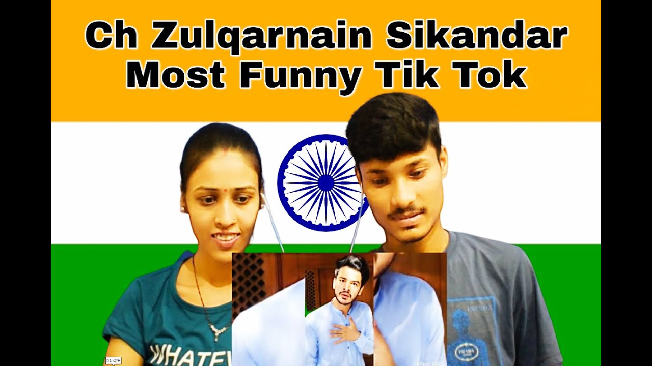 INDIAN Reaction on Ch Zulqarnain Funny Tik Tok | Pakistani Funny Tik