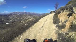 Castril Valley: climbing out of valley
