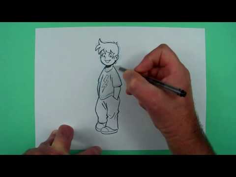 Wie zeichnet man einen Jungen? Zeichnen für Kinder