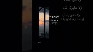 لا عندي رغبة في البكا و لا في الكلام