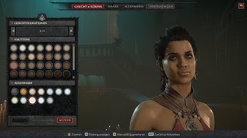 Diablo 4 Beta - Character Creation - Sorceress - All Customization Options for Female