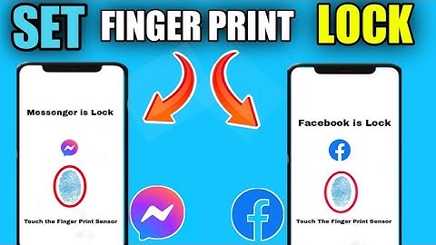 Paano maglagay Ng finger print lock sa Facebook at messenger.(New update 2024)
