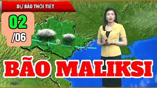 Dự báo thời tiết mới nhất hôm nay và ngày mai 02/06/2024 | BÃO SỐ 1 SUY YẾU NHANH