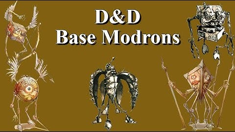 D&D Base Modrons (Lore and Stat Overview)