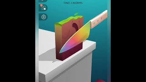 ASMR Slicing all levels gameplay game android IOS #shorts