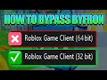 Patched how to bypass byfron roblox  fix krnl inject error  revert back to 32 bit 2023