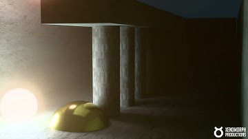Blender 3D: Volume Scatter Light Test
