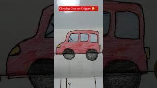 Kids With Chewing Gum 🌰 | Indian family 🤪| #shorts #comedy #funny #art #drawing