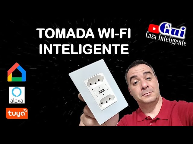 Tomada Inteligente Preta WiFi com Porta USB Tipo C Tomada de Parede dupla  Compatível com Google Home Alexa : .com.br: Ferramentas e Materiais  de Construção