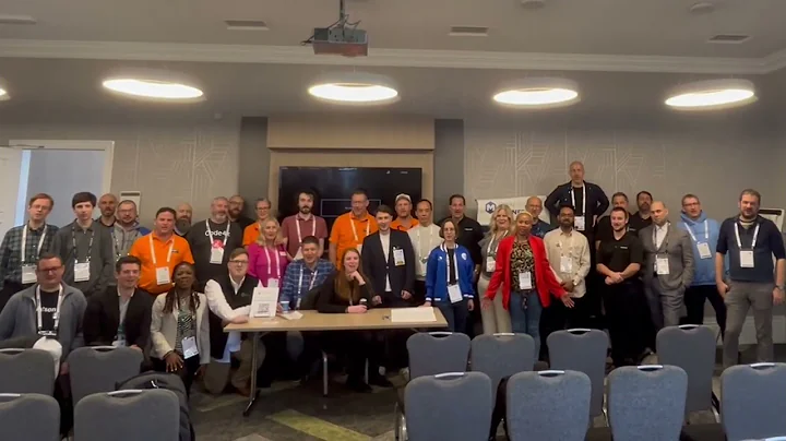 Birthday wishes from the Open Mainframe Project community at GS UK (November 2025)