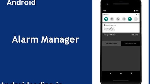Android tutorial on Alarm Manager | background services | android coding