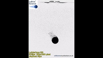 Schlieren Visualization | Laminar-Turbulence Transition | Transitional Wake of a Falling Ball