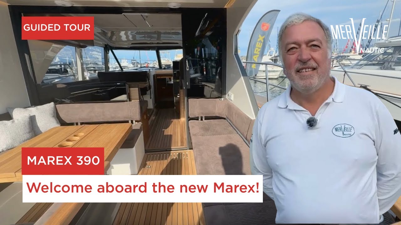 Nicolas invites you aboard the Marex 390