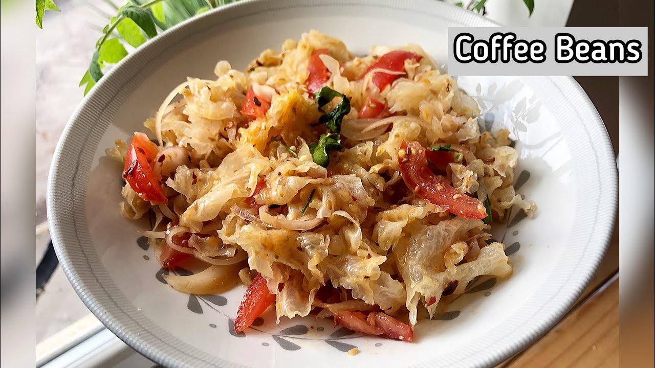 ကျောက်ပွင့်သုပ်နည်း|{Eng Sub} White Fungus Salad