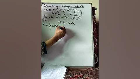 Decoding of Linear codes, 2 of 6