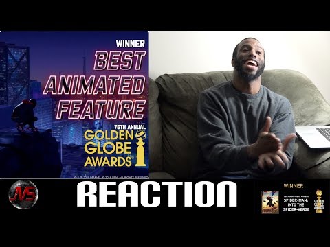 reaction-to-spider-man:-into-the-spider-verse-wins-best-animated-film---2019-golden-globes