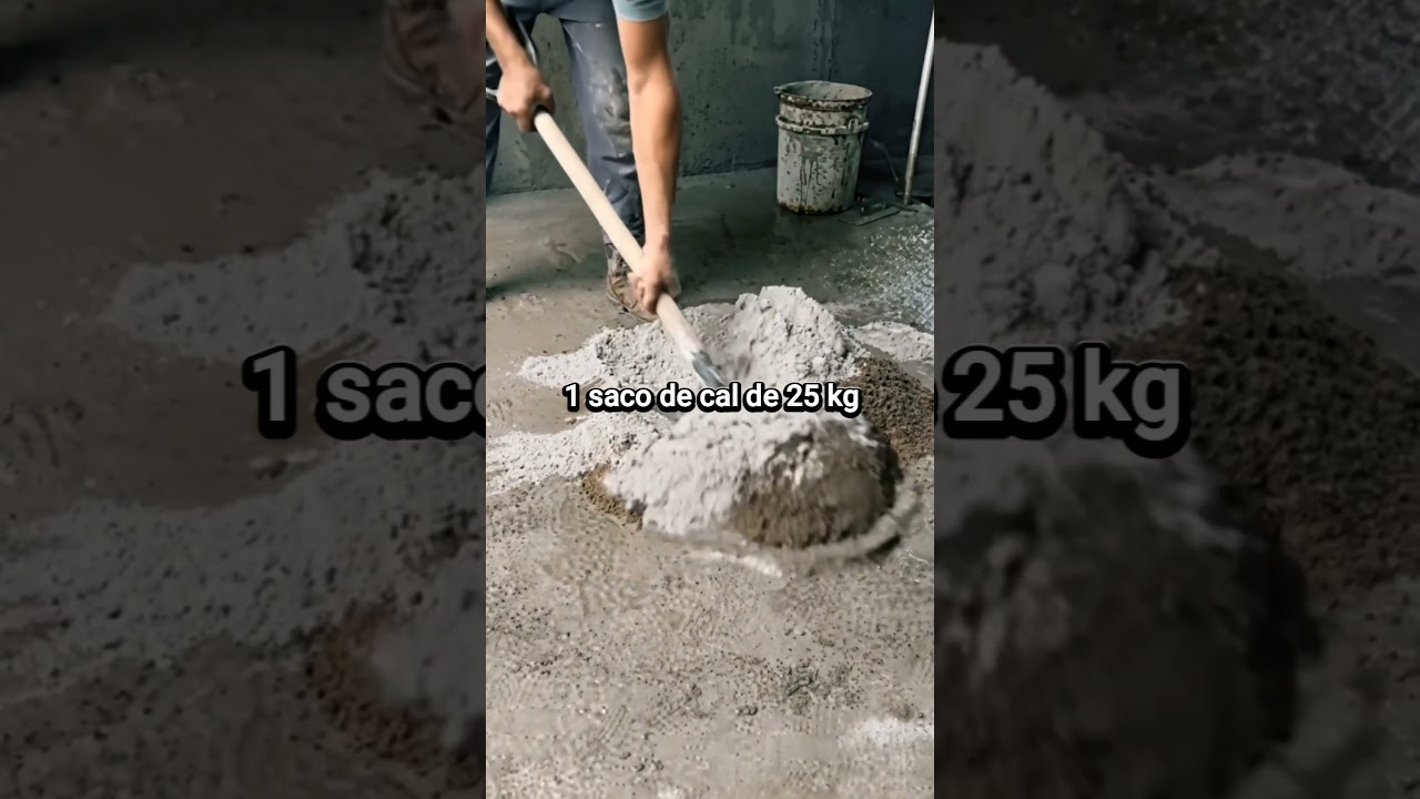 ✅Mezcla para Aplanado resistente y duradero #construccion #ingenieria #arquitectura