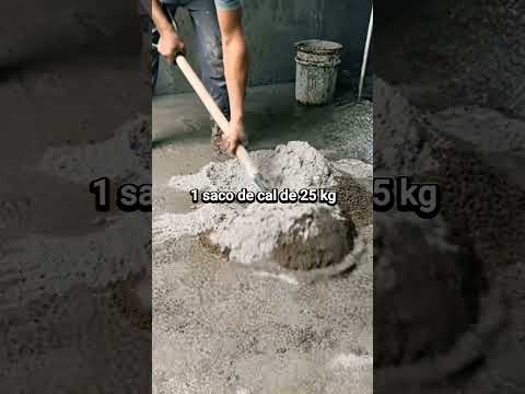 ✅Mezcla para Aplanado resistente y duradero #construccion #ingenieria #arquitectura