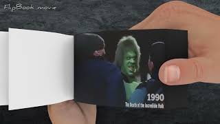 Hulk 1977 - 2022. Full Evolution Flipbook