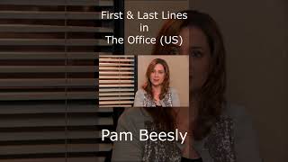 Pam Beesly | First & Last Lines #shorts