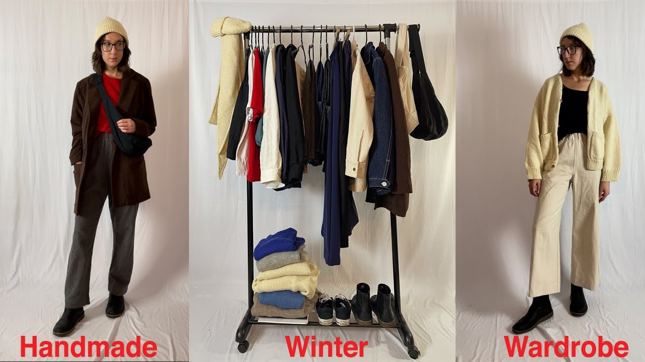 Handmade Winter Capsule Wardrobe - 30 Pieces