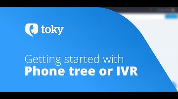 How to configure Phone tree or IVR in Toky