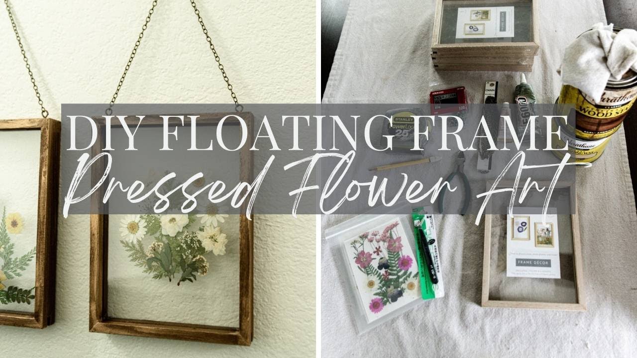 DIY: Pressed Flower Frames 