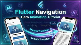 Flutter Tutorial PART - 3 | Flutter Page Transition & Hero Animation in Flutter 🔥