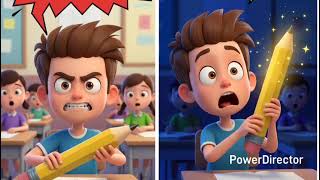 The Talking Pencil ✏️ – A Magical Lesson on Kindness | Moral Story for Kids | Cartoon Champ Kids